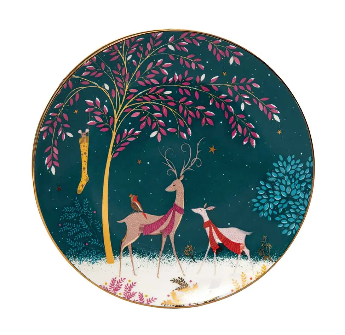 Portmeirion Woodland Tales Set of 4 Plates, Assorted Outlet