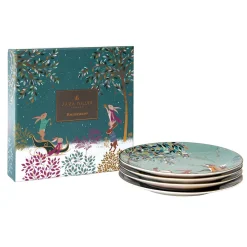 Portmeirion Woodland Tales Set of 4 Plates, Assorted Outlet