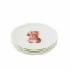 Royal Worcester Wrendale Designs 4 Squirrel Coupe Plates,20cm Fashion
