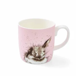 Royal Worcester Wrendale Designs Bathtime Bunny Mug Hot
