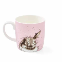 Royal Worcester Wrendale Designs Bathtime Bunny Mug Hot