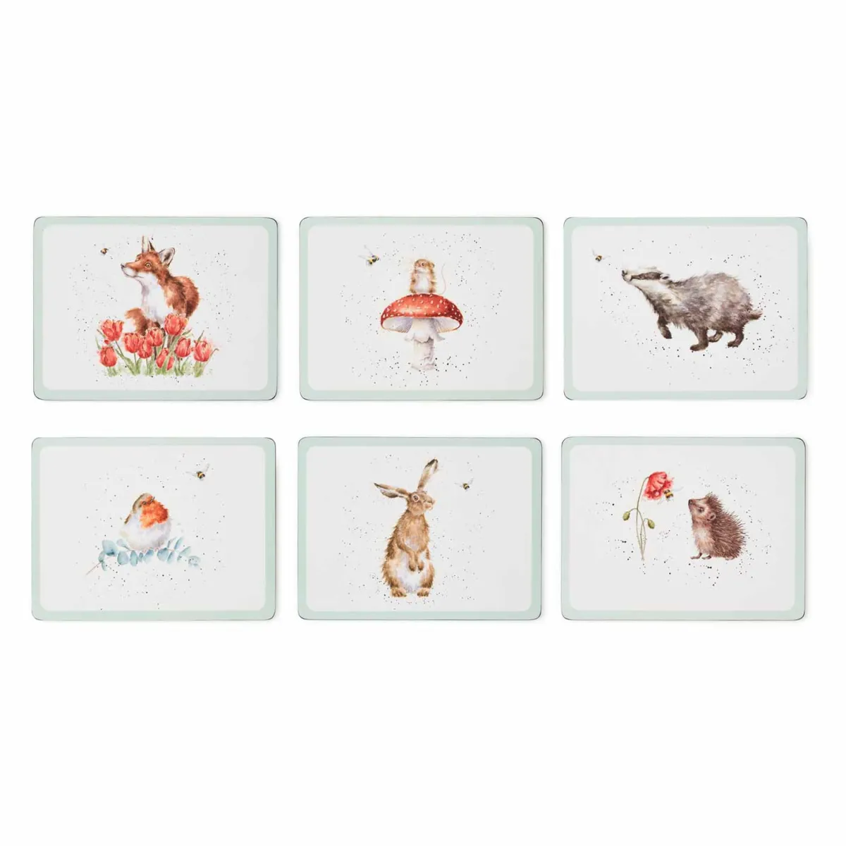 Pimpernel Wrendale Designs Bee Set of 6 Placemats Best