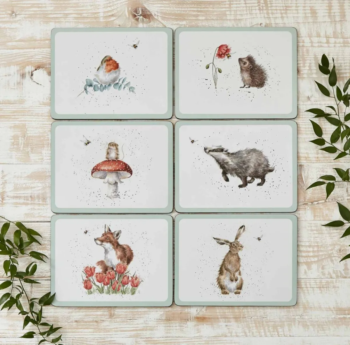 Pimpernel Wrendale Designs Bee Set of 6 Placemats Best
