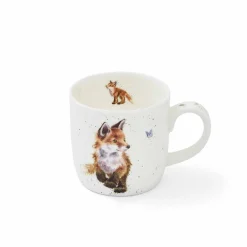 Royal Worcester Wrendale Designs Born to be Wild Fox Mug Hot