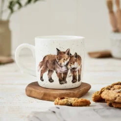 Royal Worcester Wrendale Designs Born to be Wild Fox Mug Hot
