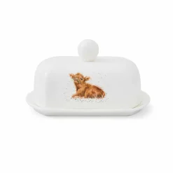 Royal Worcester Wrendale Designs Calf Butter Dish Clearance