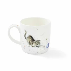 Royal Worcester Wrendale Designs Cat & Mouse Mug Outlet