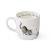 Royal Worcester Wrendale Designs Cat and Mouse Personalised Mug Hot