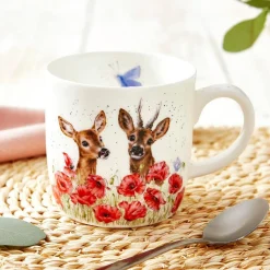 Royal Worcester Wrendale Designs Deer to Me Mug Clearance