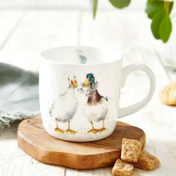 Royal Worcester Wrendale Designs Duck Love Mug Clearance