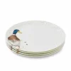 Royal Worcester Wrendale Designs Duck Set of 4 Coupe Plates Best