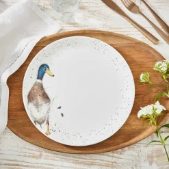 Royal Worcester Wrendale Designs Duck Set of 4 Coupe Plates Best
