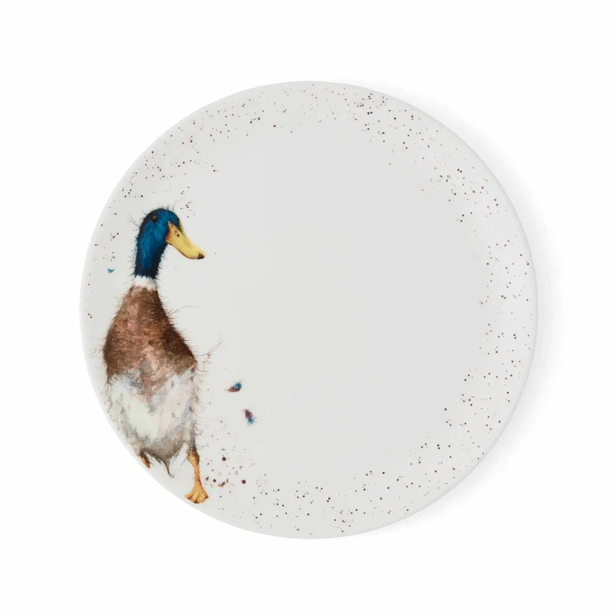 Royal Worcester Wrendale Designs Duck Set of 4 Coupe Plates Best