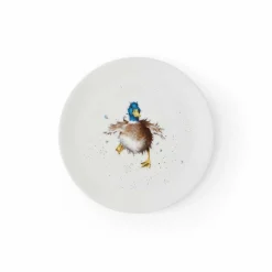 Royal Worcester Wrendale Designs Duck Set of 4 Coupe Plates Fashion