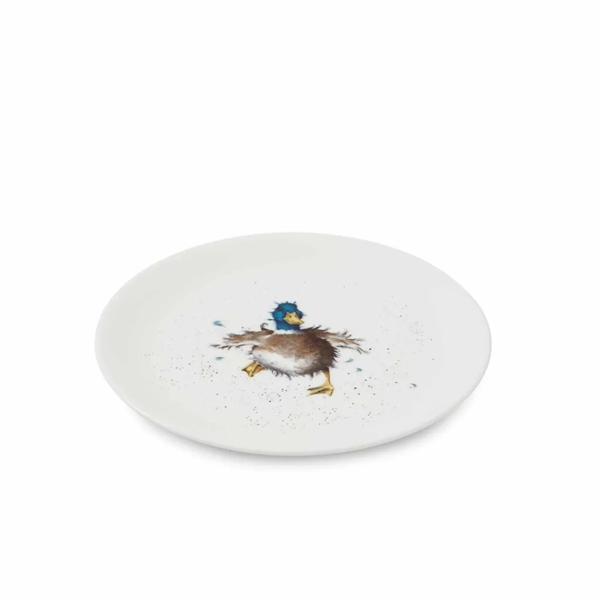Royal Worcester Wrendale Designs Duck Set of 4 Coupe Plates Fashion
