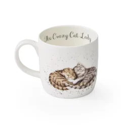 Royal Worcester Wrendale Designs Feline Good Personalised Mug New