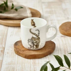Royal Worcester Wrendale Designs Feline Good Personalised Mug New