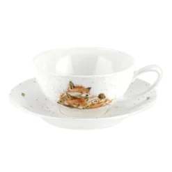 Royal Worcester Wrendale Designs Fox Large Cup & Saucer Clearance