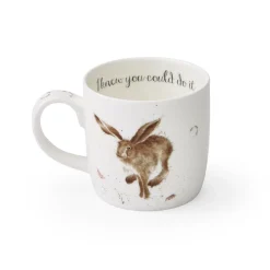 Royal Worcester Wrendale Designs Good Hare Day Personalised Mug Fashion