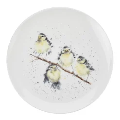 Royal Worcester Wrendale Designs Hanging Out Footed Cake Plate New