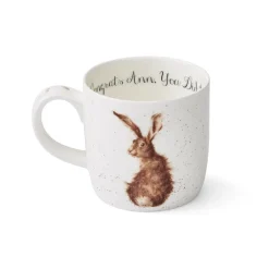 Royal Worcester Wrendale Designs Hare and the Bee Personalised Mug Best