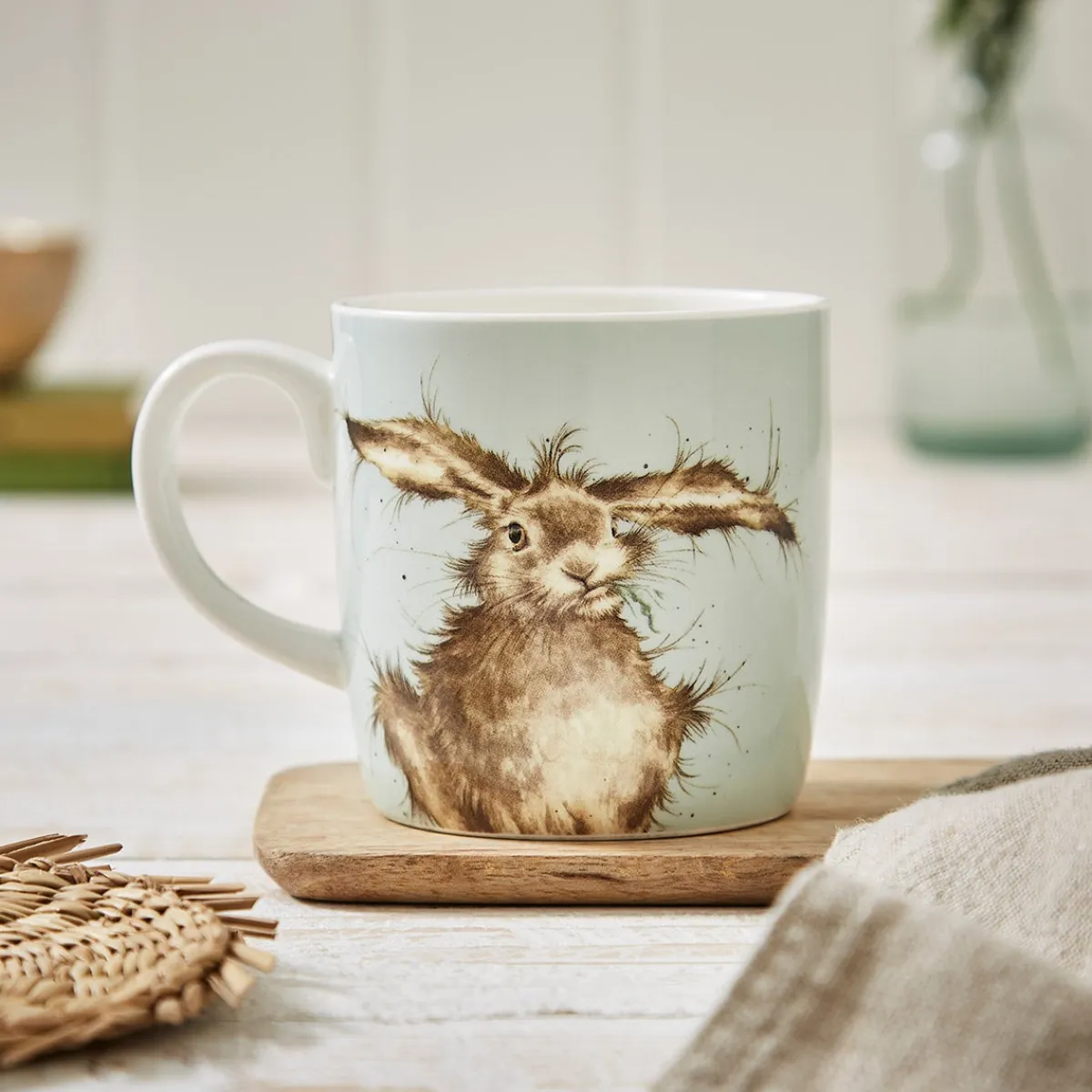 Royal Worcester Wrendale Designs Hare Brained Large Mug New