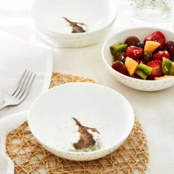 Royal Worcester Wrendale Designs Hare Set of 4 Bowls Sale