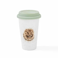 Royal Worcester Wrendale Designs Hedgehog Travel Mug New