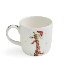 Royal Worcester Wrendale Designs Ho Ho Ho Giraffe Mug Hot