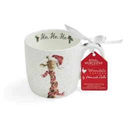Royal Worcester Wrendale Designs Ho Ho Ho Giraffe Mug Hot