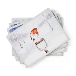 Pimpernel Wrendale Designs Large Winter Sky 4 Placemats Clearance