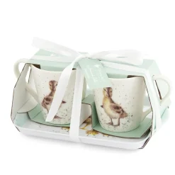 Royal Worcester Wrendale Designs Lovely Mum Mug & Tray Set Clearance