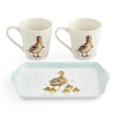 Royal Worcester Wrendale Designs Lovely Mum Mug & Tray Set Clearance