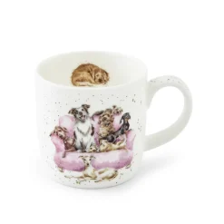Royal Worcester Wrendale Designs Movie Night Mug Outlet