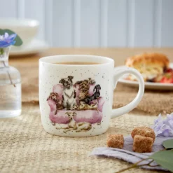 Royal Worcester Wrendale Designs Movie Night Mug Outlet