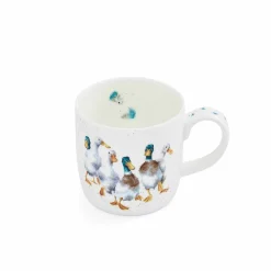 Royal Worcester Wrendale Designs Quackers Ducks China Mug Clearance