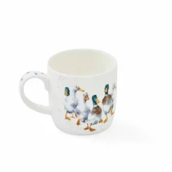 Royal Worcester Wrendale Designs Quackers Ducks China Mug Clearance