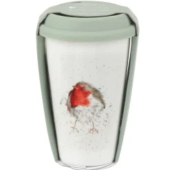 Royal Worcester Wrendale Designs Robin Travel Mug Fashion