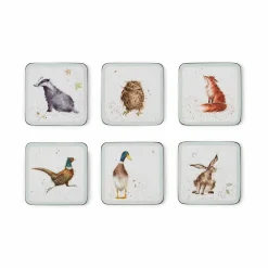 Pimpernel Wrendale Designs Set of 6 Coasters Clearance
