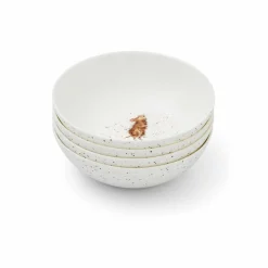 Royal Worcester Wrendale Designs Set of 4 Mouse Bowls Hot