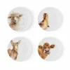 Royal Worcester Wrendale Designs Set of 4 Coupe Side Plates Hot