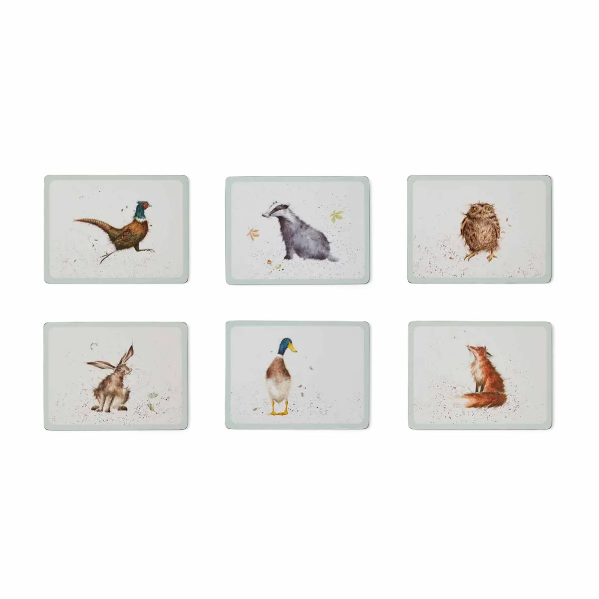 Pimpernel Wrendale Designs Set of 6 Placemats Clearance