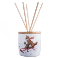 Wrendale Designs Sledging Fox Reed Diffuser Hot