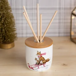 Wrendale Designs Sledging Fox Reed Diffuser Hot