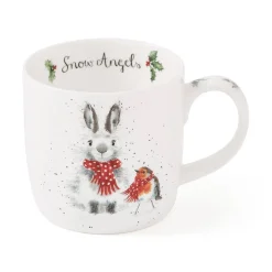 Royal Worcester Wrendale Designs Snow Angel Mug Outlet