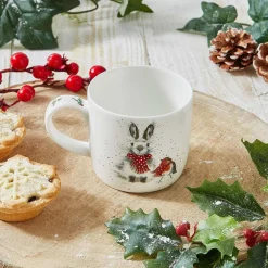 Royal Worcester Wrendale Designs Snow Angel Mug Outlet