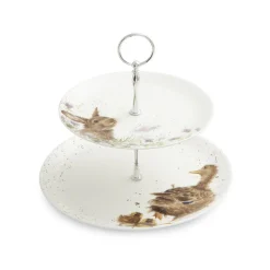 Royal Worcester Wrendale Designs 2-Tier Cake Stand Best
