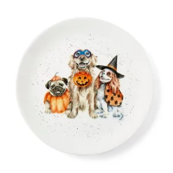 Royal Worcester Wrendale Designs Trick or Treat Coupe Plate Fashion