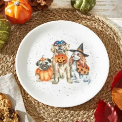 Royal Worcester Wrendale Designs Trick or Treat Coupe Plate Fashion