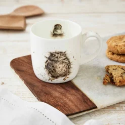 Royal Worcester Wrendale Designs What a Hoot Personalised Mug Discount